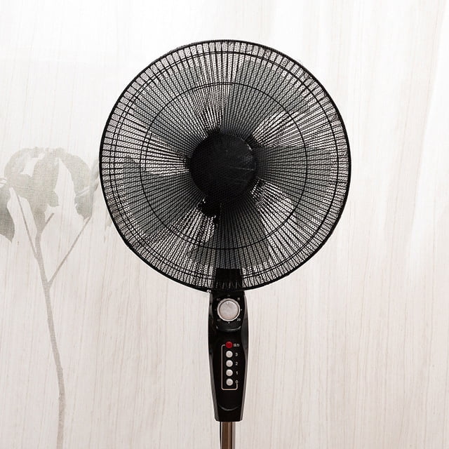 Funda para ventiladores de seguridad infantil - Red de malla protectora para ventiladores domésticos (23-45cm) - Protector de ventilador a prueba de bebés y niños con malla fina para una brisa suave