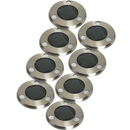 Westinghouse New Stainless Steel Solar Flat In Ground Driveway Light Westinghouse New Stainless Steel Solar Flat In Ground Driveway Light Set 8 Pck Com