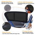 thumbnail image 3 of Protección solar para coche de bebé con protección UV - 2 piezas de protección solar para coche, ventana lateral, (40 x 20 pulgadas) WD.WDQZL Hogar, 3 of 7