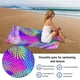 thumbnail image 5 of Toalla de playa de microfibra súper suave, toalla de baño con estampado especial, manta de playa anti-arena, toalla multiusos para viajes, piscina y camping (70 x 150 cm)., 5 of 7
