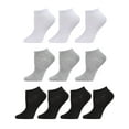 thumbnail image 4 of Just Me 10 Pairs Women's Basic Solid Low Cut Socks - Mens - Male, 4 of 7