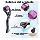 thumbnail image 3 of 2pzs Dermaroller Facial Para Regenerador Colágeno 0.3+0.5mm Lab.G, Negro Violeta, 3 of 5