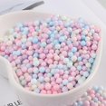 thumbnail image 4 of Blue 4 6mm Sweet Color Round Foam Ball Diy H made Slime Material Box Makeup Bucket, 4 of 5