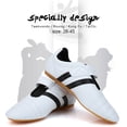 thumbnail image 4 of Zapatos de artes marciales ligeros para adultos y niños, talla 38, para taekwondo, boxeo, kung fu y tai chi, 4 of 8