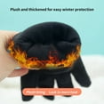 thumbnail image 5 of Plush Five-Finger Gloves, Tough Outdoors Fleece Gloves, Home and Kitchen, 1 Pair of Fleece Five-Finger Gloves, By Meiiso, 5 of 8