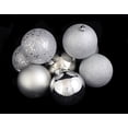 thumbnail image 1 of 32ct Boules de Noël Incassables Silver Splendor 3.25 Pouces (80mm), 1 of 5
