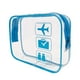 thumbnail image 1 of Neceser de viaje transparente Bolsa para líquidos homologada Bolsa de aseo transparente impermeable Bolsa de maquillaje de viaje de PVC Bolsa de cosméticos transparente portátil, 1 of 4