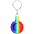 thumbnail image 4 of Housse de Protection en Silicone Compatible pour Airtags Étui de Protection Accessoires de Couverture Arc-en-Ciel pour Traceur Bluetooth, 4 of 7