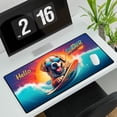 thumbnail image 3 of Retro Surfing Great Pyrenees in Cool Sunglasses Hello Summer Waves Desk Mat Full Keyboard Mouse Pad Pyr Dog Lover Large Mousepad - 10001, 3 of 5