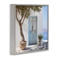 thumbnail image 3 of Stupell Industries Traditional Coastal Greek Door Gray Framed Giclee Art, 12 x 12, by Riley B, 3 of 8