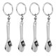thumbnail image 1 of 4 unids Pequeña llave clave llaveros Cadenas de llave duraderas Hogar Anillos de llave creativa, 1 of 5