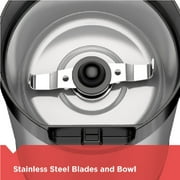 BLACK+DECKER Coffee Grinder, One Touch Push-Button Control, Stainless Steel CBG110S