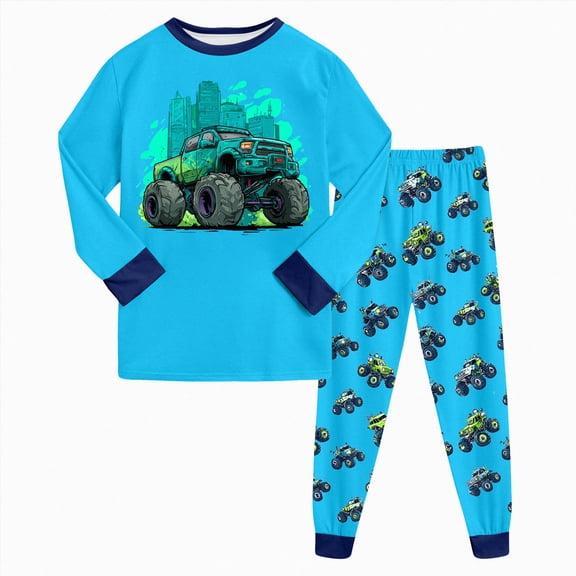 UAYOTSE Toddler Baby Boy Fall Winter Outfits Sweatshirt Casual Pants 2Pcs Clothes Set,Sizes 3-4 Years