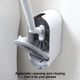 thumbnail image 5 of Escobillero automático | Diseño para colgar en la pared sin agujeros | Caja de almacenamiento | Mango ergonómico para limpieza profunda | Bandeja de drenaje | Limpiador de baño que ahorra espacio, 5 of 7