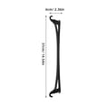 thumbnail image 2 of FESTFENDS 20Pcs Plastic Hanger Locking Bars Black Closet Rod Extenders for Home Wardrobe Organization, 2 of 8