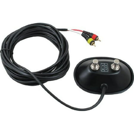Replacement Footswitch, Vintage Two Button, Black, RCA Plugs (Fender Ult 4 Footswitch Best Price)