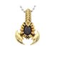 thumbnail image 1 of Colgante De Acero Inoxidable Sunnimix Escorpión Color De Oro Sunnimix Collar Del Acero Inoxidable, 1 of 6