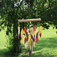 thumbnail image 5 of Blue Handworks Glass Wind Chime Fiesta Waterfall Wind Chimes Garden Decor, 5 of 8