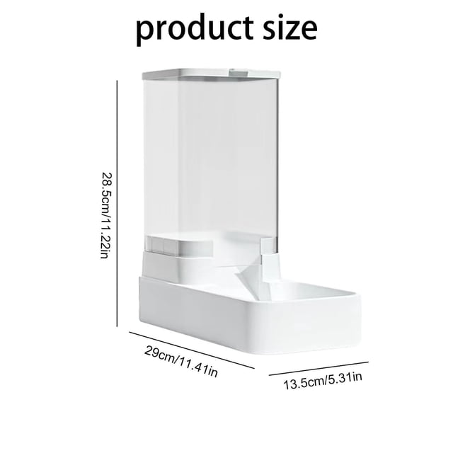 Distributeur Automatique de Nourriture pour Animaux Grande Capacité Intelligent avec Minuterie pour Chats Chiens Repas Programmable
