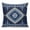 Blue, variant on Throw Pillow Covers 24x24 Inch, Blue Boho Decorative Pillow Cases for Couch Sofa Bed, Aztec Southwest Abstract Geometric Motifs Cotton Linen Square Home Decor Pillowcases with Hidden Zipper