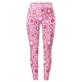 thumbnail image 4 of WAYUTE Yoga Pants Women High Waisted Stylish Printed Sports Athletic Training Tights Stretchy Fit for Gym Fitness M, 4 of 5