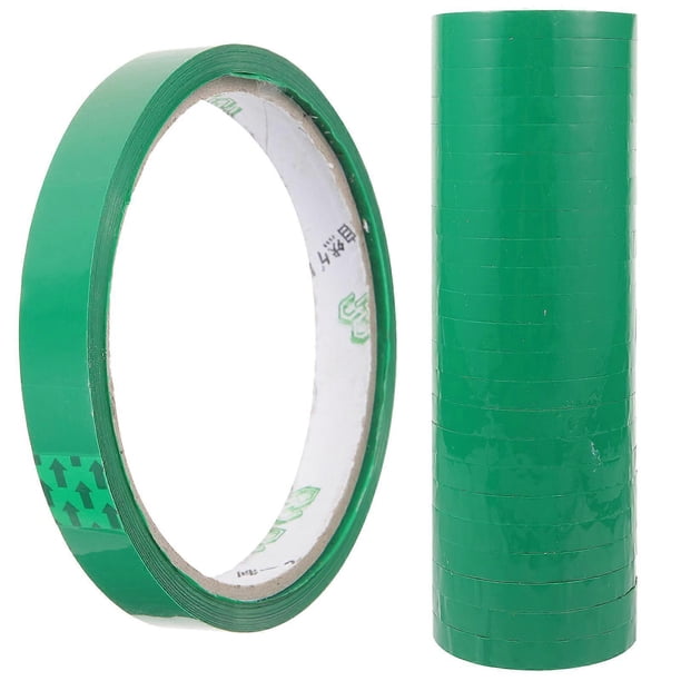 24 Rolls Packing Tapes Clear Bag Sealing Tapes Freezer Packaging Bag Sealing Tapes for Supermarket