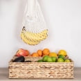 thumbnail image 3 of Household Essentials Water Hyacinth Rectangular Storage Basket Natural, 3 of 5