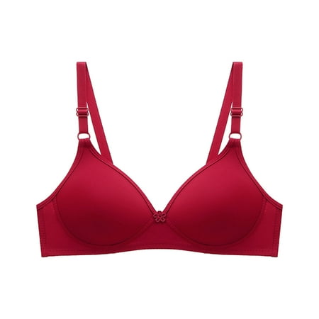 Fesfesfes Bras for Women Wireless Bra Soild Wire Free Underwear Bra Everyday Small Cup Underwear