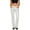 White, variant on Denim Pants for Women Low Waist Straight Leg Trousers Comfy Polka Pants Summer Casual Outfits with Pockets