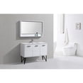 thumbnail image 6 of Kubebath Bosco 48" Modern Bathroom Vanity w/ Quartz Countertop and Matching Mirror, 6 of 6