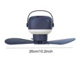 thumbnail image 5 of Portable 10' Camping Fan With Lamp 2 In1 Usb Tent Fan Ceiling Fan For Reading, 5 of 5