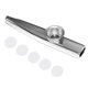 thumbnail image 1 of Metal de Aleación de Aluminio Kazoo con de Diafragma de Flauta de 5 Piezas para Instrumento de Niños, 1 of 9