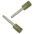 thumbnail image 1 of Puntas Montadas Con Cilindro Broca Abrasiva 6 Mm 8 Mm Baoblaze Cabeza de broca de diamante, 1 of 8