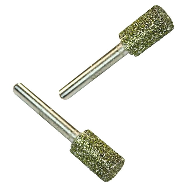 Puntas Montadas Con Cilindro Broca Abrasiva 6 Mm 8 Mm Baoblaze Cabeza de broca de diamante