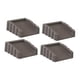 thumbnail image 3 of 4 Piezas Tope de Puerta Antideslizante Goma Premium Evita Golpes Fácil de Usar Portátil Adecuado para Oficina Hogar Dormitorio Baño Protección de Mueb Gris, 3 of 8