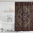 thumbnail image 4 of Boho Vintage Waterproof Fabric Shower Curtain,Modern Geometric Abstract Art Aesthetics Waterproof Fabric Shower Curtain for Bathroom Curtains Bathtubs Shower Curtains with 12 Hooks Small 36x72in, 4 of 8