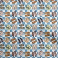 thumbnail image 1 of oneOone Cotton Poplin Light Blue Fabric Beach Slipper Quilting Supplies Print Sewing Fabric By The Yard 42 Inch Wide, 1 of 4