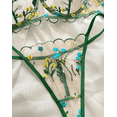 thumbnail image 5 of Green Lingerie Floral Set Sheer, 5 of 8