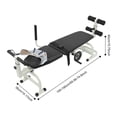 thumbnail image 3 of Adjustable Length Stretch Bench,Multifunctional Neck Stretcher Cervical Stretch Device, Cervical Lumbar Traction Bed, Back Stretch Bench Body Stretching Device for Home Use,Rehabilitation Centers, 3 of 14