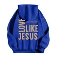 thumbnail image 3 of Love Like Jesus Christian Hoodies for Men 2025 Long Sleeve Hooded Sweatshirt with Pockets Pullover Hoody Mens Hoodies, 3 of 6