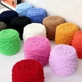 thumbnail image 3 of Nvzi Thick Yarn for Crocheting, Coral velvet，100g, 1 Roll, Polyester Yarn for Sweaters, Hats & Crafts​,Soft thick yarn,Warm and comfortable,Suitable for numerous crochet projects,khaki, 3 of 4