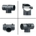 thumbnail image 3 of 3 Way Splitter Duct Connector, 75mm Air Heater Valve Y Shape Air Vent Ducting Connector With 2 Adjustable Valves To Control Air Volume, 3 of 5