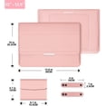 thumbnail image 6 of 13-13.5 Inch Laptop Protective Cover with Stand Function Soft PU Leather (pink Rose Gold),Pink Rose Gold,F80470, 6 of 6