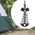 thumbnail image 1 of Colaxi Fishbone Deck Anchor Pegs Cord Adjuster Tensioner Windproof Board Tent Stakes with Spring Rope Buckle for Camping Accessories, 1 of 8