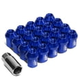 thumbnail image 1 of J2 Engineering LN-T7-006-15-BL J2 Engineering 7075 -T6 Forged Aluminum M12X1.5 20Pcs 35mm Height Close -End Lug Nut Set w / Socket Adapter (Blue), 1 of 6