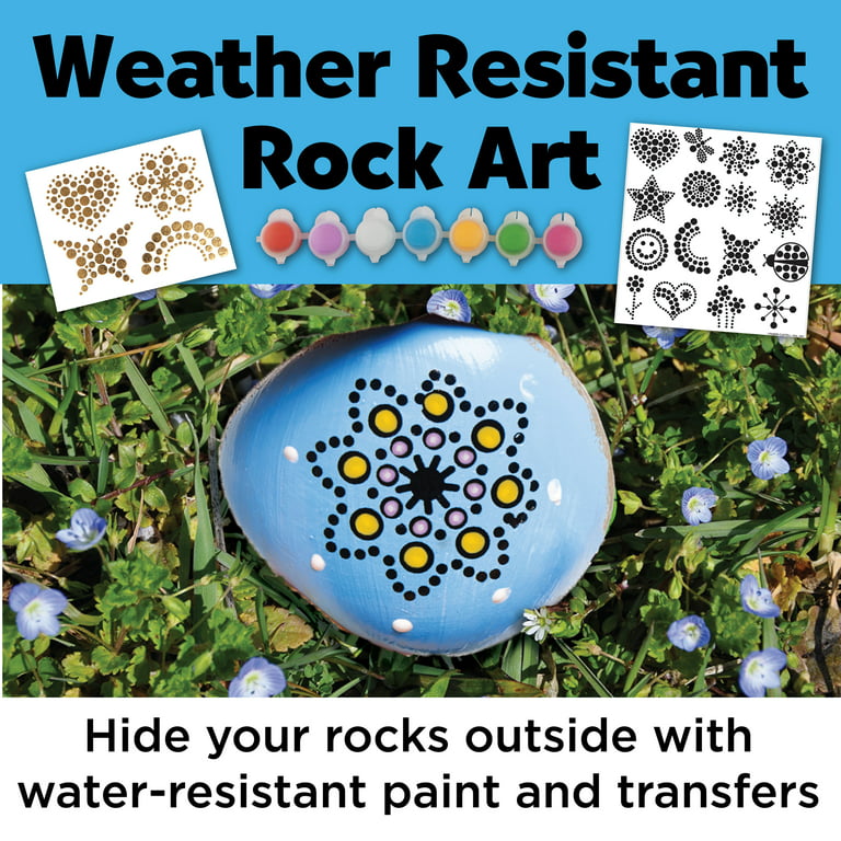 Art Star Mandala Rock Art Painting Kit (9 Rocks)