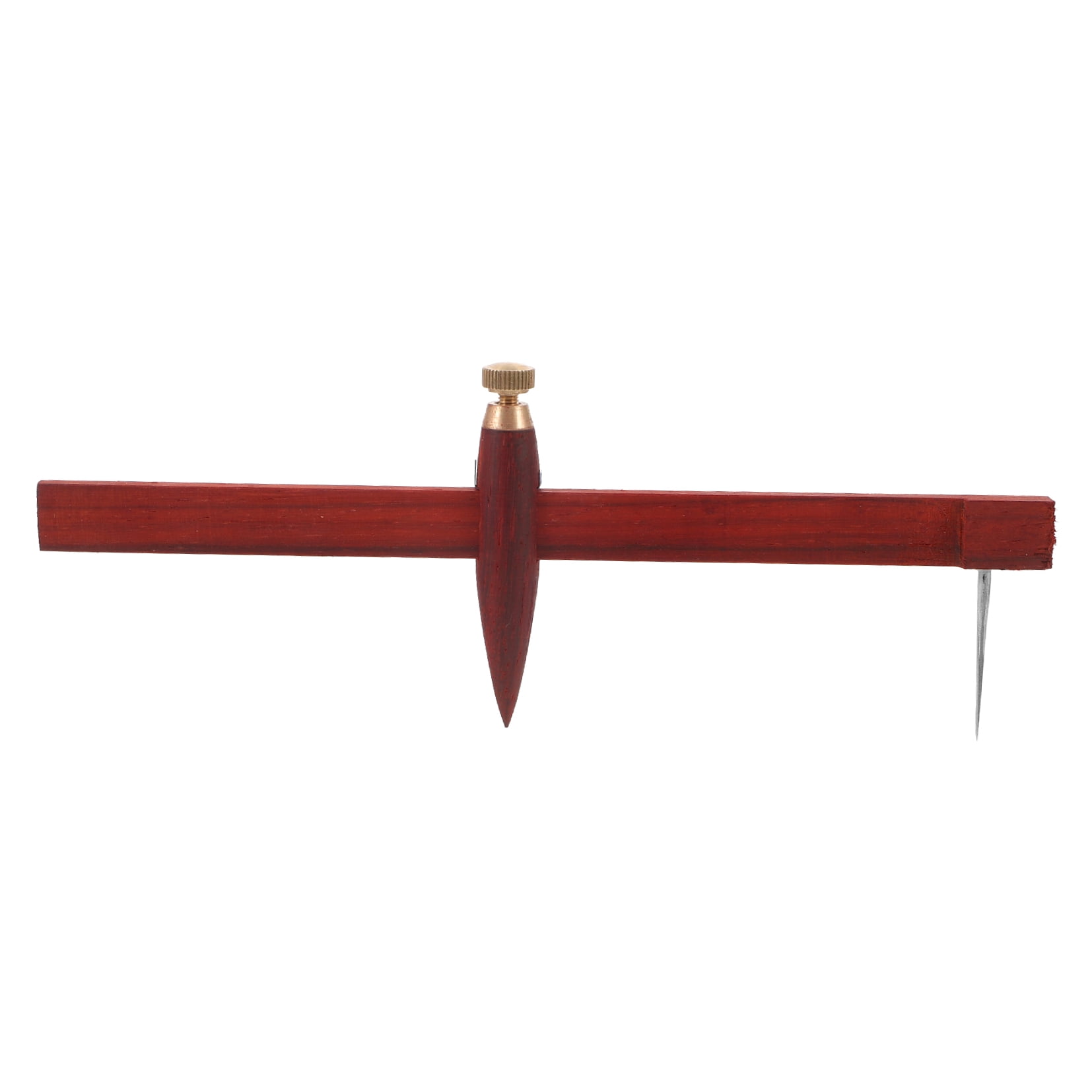 Raindrops Wood Pottery Compass Cutter for Clay Art Projects with Dark Red Color Great for Daily Use 4.5 inches