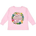 thumbnail image 3 of Inktastic Happy Mother's Day- Flowers Boys or Girls Long Sleeve Toddler T-Shirt, 3 of 5