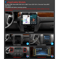 thumbnail image 4 of Asure 13.1" 4+64G Car Stereos For Black GMC Sierra MK3 (2007-2013) with Android Auto and CarPlay Radio/BT 5.0/Navi, 4 of 24