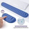 thumbnail image 5 of Memory Foam Wrist Guard Soft Gel Ergonomic Mouse Pad Wrist Guard Keyboard Mouse Wrist Guard Set, 5 of 5
